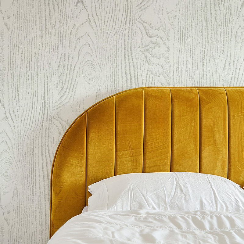 Papier peint imitation bois de bois, Yellow, Self-adhesive