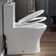 1.28 GPF Round Compact One Piece Dual-Flush Toilet with Soft-Closing Seat,MAP Flushing 1000G
