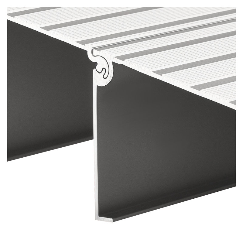 Rampe de seuil de porte en aluminium de 3 pouces pour fauteuil roulant et scooter - Capacité de charge de 800 lb