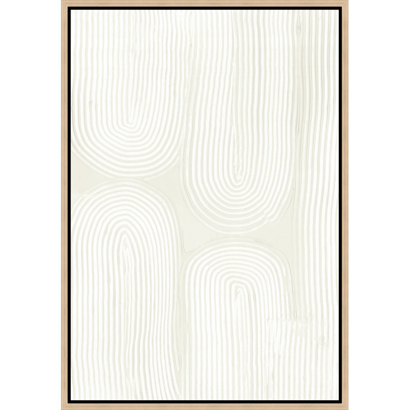 «Your Trace V» par Danielle Davis - peinture sur toile à cadre flottant
