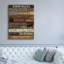 «Cabin Rules On Wood» par Jean Plout, art mural sur toile-1204942246