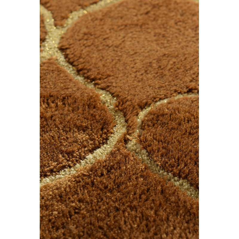 Premium Acrylic Bathmat Set (2 Pieces), Caramel Color, 19.7 x 23.6 inches & 23.6 x 39.4 inches | 100% Acrylic, Antibacterial, Non-Slip Underside, Machine Washable, Soft Pile Height: 0.7-1.2 inches | Ideal for Luxurious Bathrooms