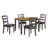 4 - Person Four Leg Dining Set-1614908140