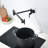 Kitchen Faucet - Brass Wall Mount Pot Filler, Black, 360 Rotatable Double Jointed Arms Mounted Filler Material With Joint Swing Arms, Black Finish