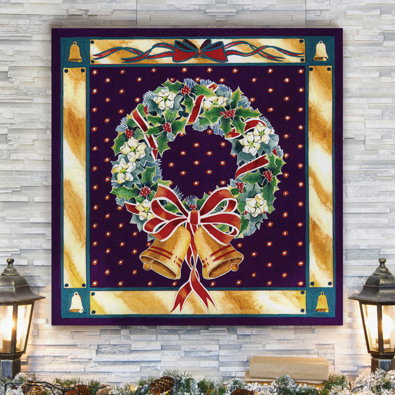 Couronne - reproduction sur toile tendue, H 32 po x l 32 po x P 1 po