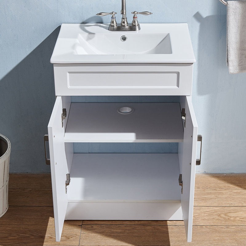 Ensemble de meuble-lavabo simple autoportant 24 po Saahith