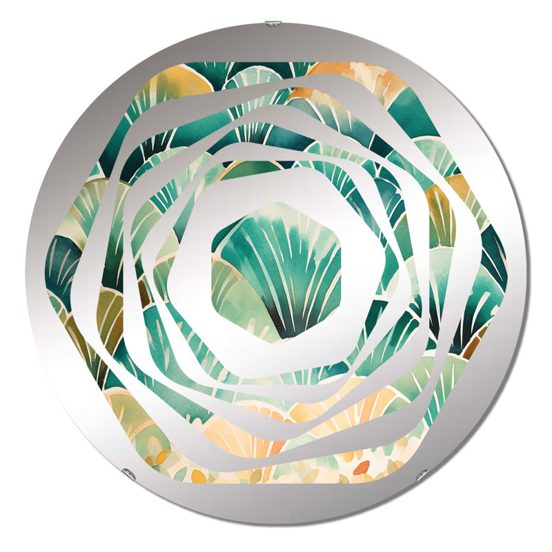 Giovanetta - Miroir décoratif Amorphe, 23,6 po x 23,6 po