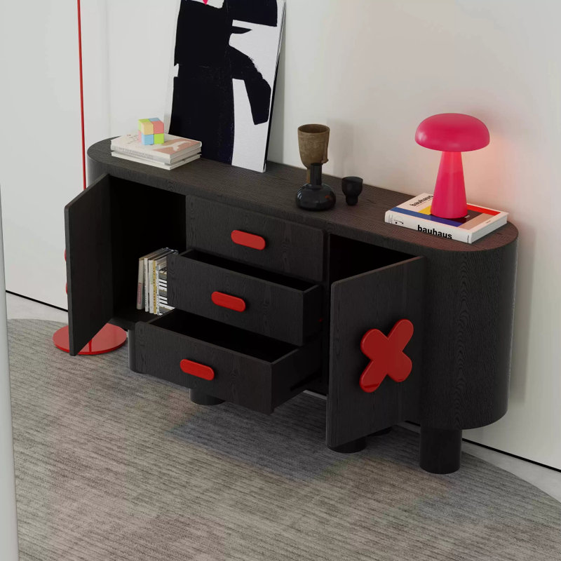 Buffet haut de gamme Art Design, H 35,43 po x l 62,99 po x P 17,72 po