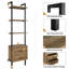 Jelks 184 cm H x 48 cm W Iron Ladder Bookcase