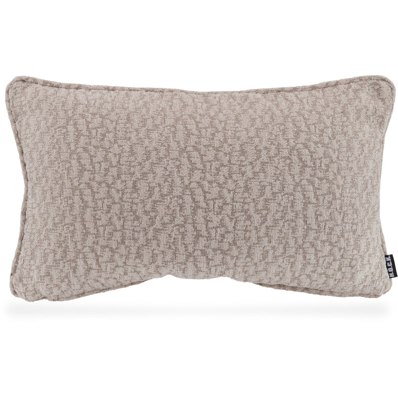 Frozen Love Rectangular Cushion, 30 x 50cm, Taupe/Grey