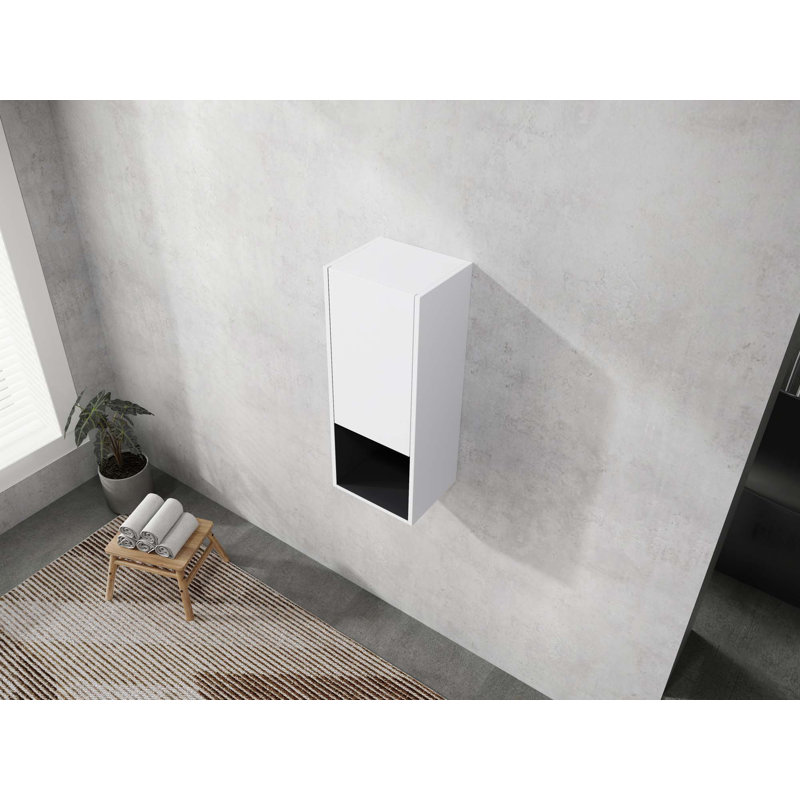 Bathroom Side Cabinet,Soft Close Doors,Float Mounting Design