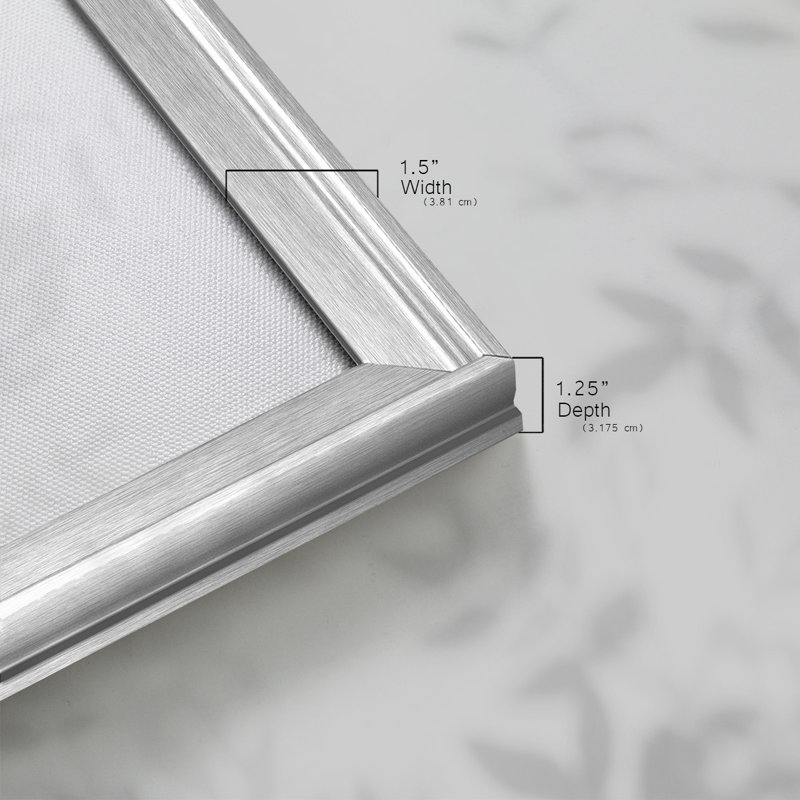 Je déplacerais le ciel pour vous - Reproduction de photo sur toile, H 30 po x l 44 po x P 1,5 po, Argent