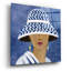 «Lady with Hat II» par Silvia Vassileva, art mural en verre acrylique-2107699964
