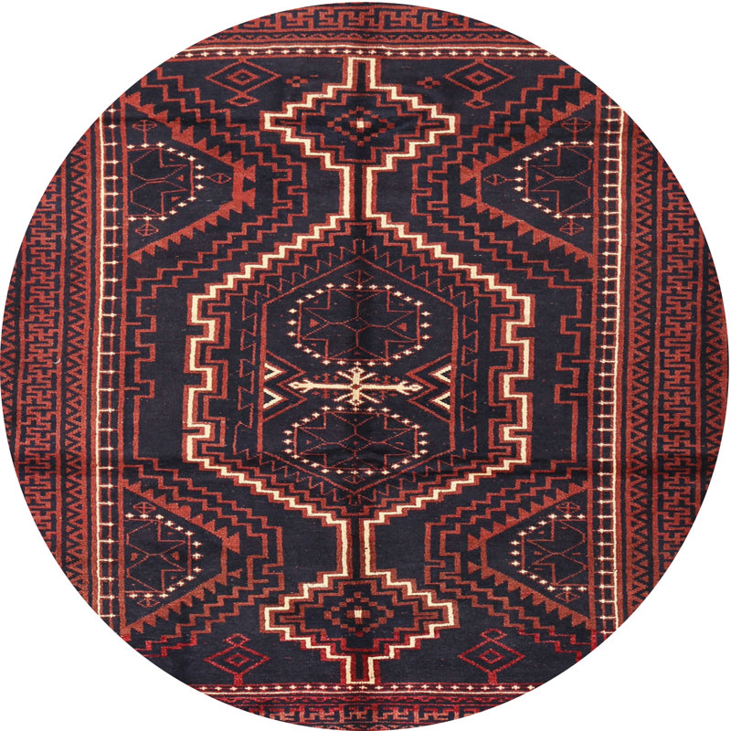 Oriental Indoor Rug, Round 3'