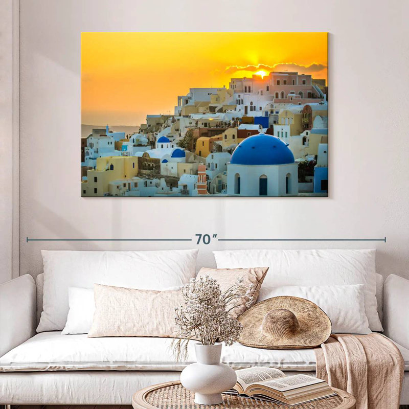 Ravi Oia Sunset Glow, 32" H x 48" W