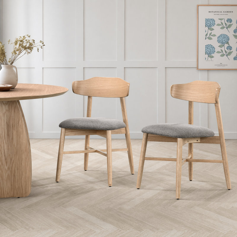 Ensemble de table de salle à manger Watley, 7 pièces : table, 6 chaises, Walnut