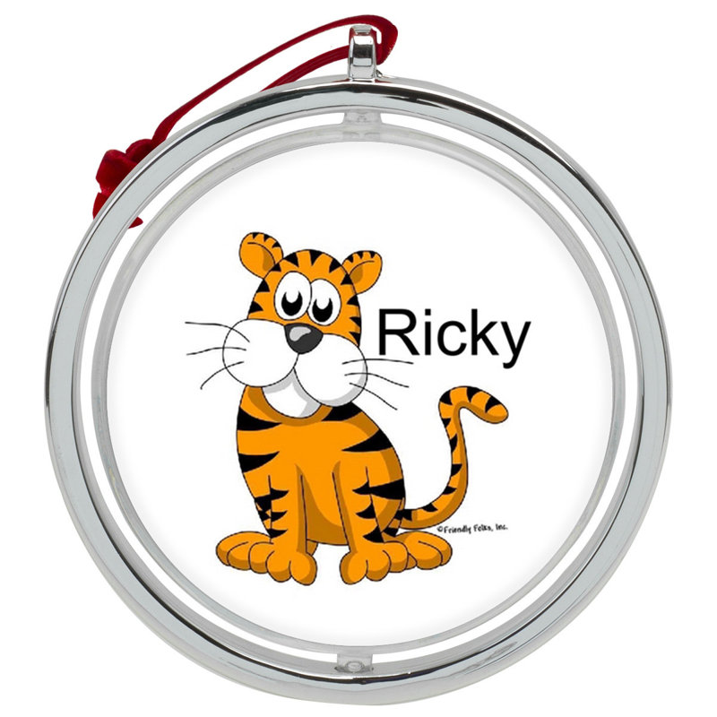 Ornement de Noël personnalisable Tiger, Oui