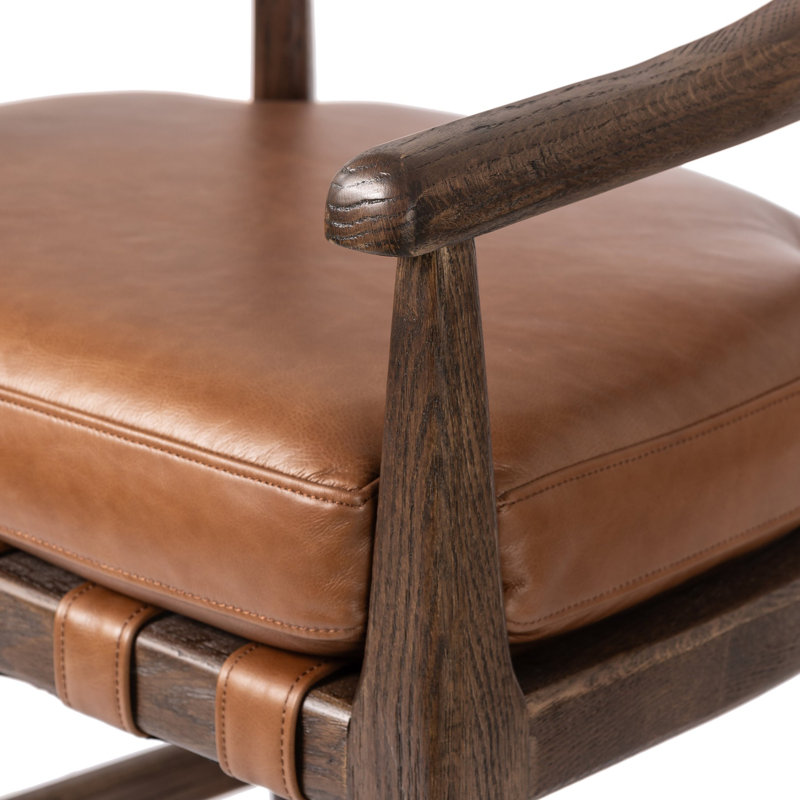 Dane Stool, Sonoma Chestnut Top Grain Leather