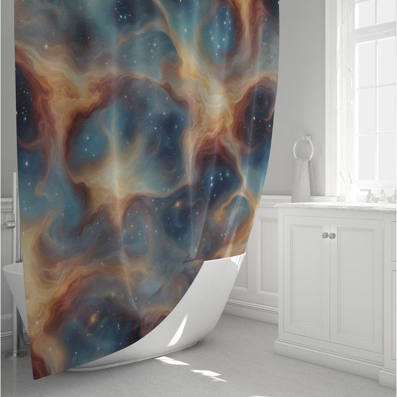 Rideau de douche Susette, H 72 po x l 70 po