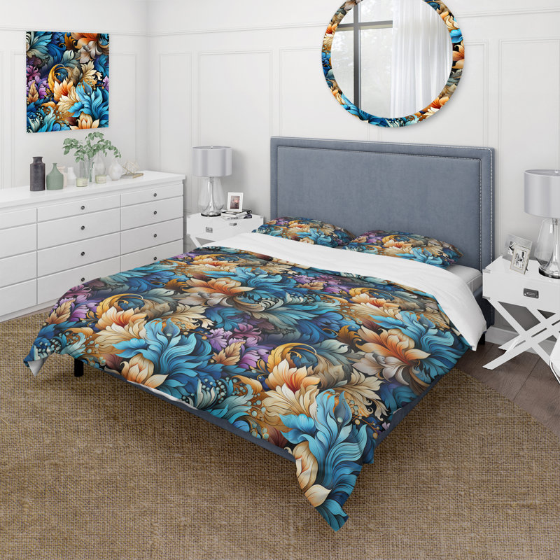 Ensemble de housse de couette Mystic Reverie, Housse de couette simple + 1 taie décorative stan