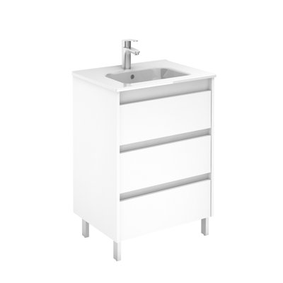 Mallie 24'' Single Bathroom Vanity with Top