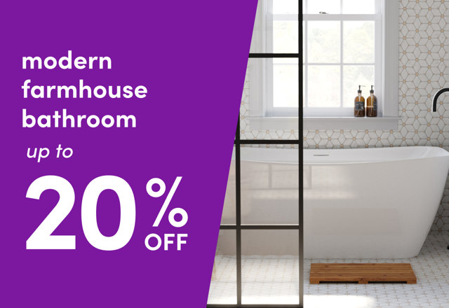 modern farmhouse bathroom sale