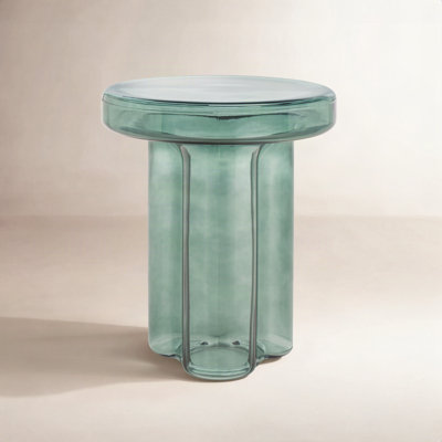 Padraic Glass End Table