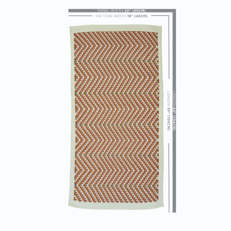 Tissu brocart Schumacher x A Rhum, Mostaza