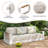 5 - Person Outdoor Seating Group With Armchairs-1355145073-1355145076-1355250680