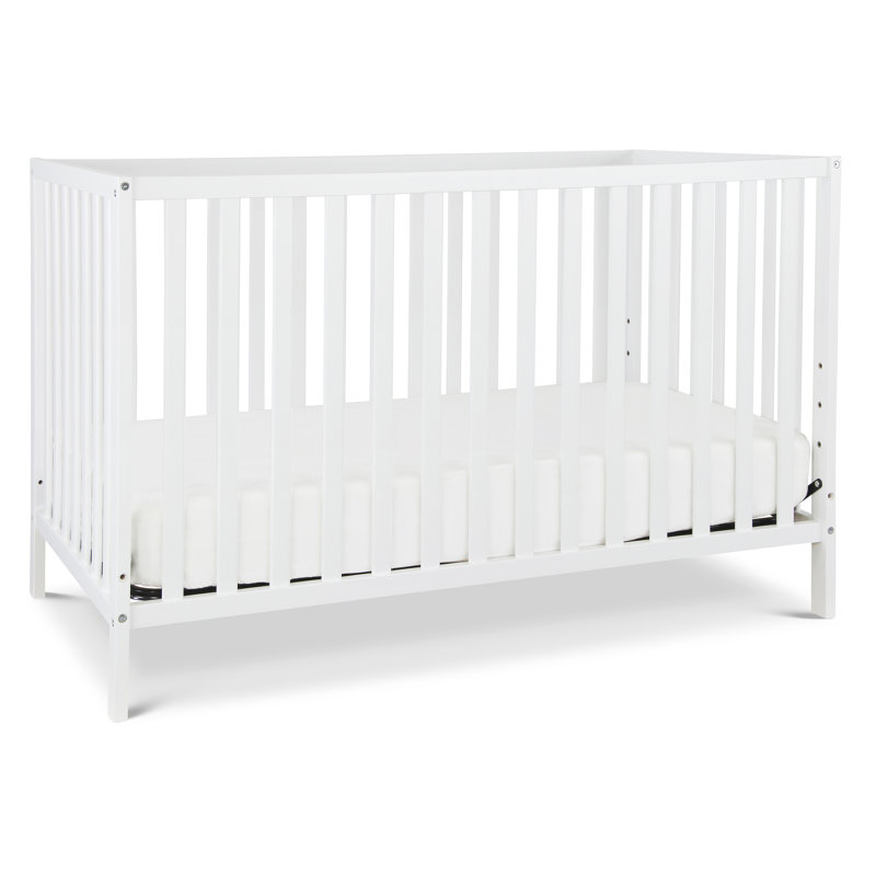 Union 4-in-1 Convertible Crib, White