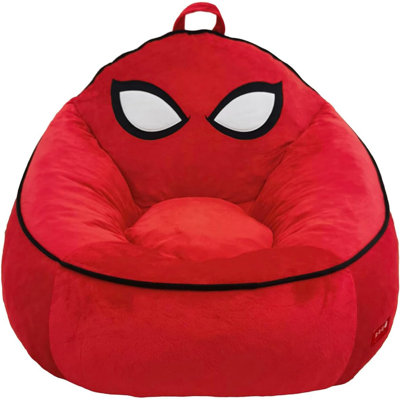 Marvel Spiderman Kids Foam Filled Bean Bag Chair, Decorative Lounge Chair for Kids