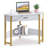 Corner Metal Base Writing Desk