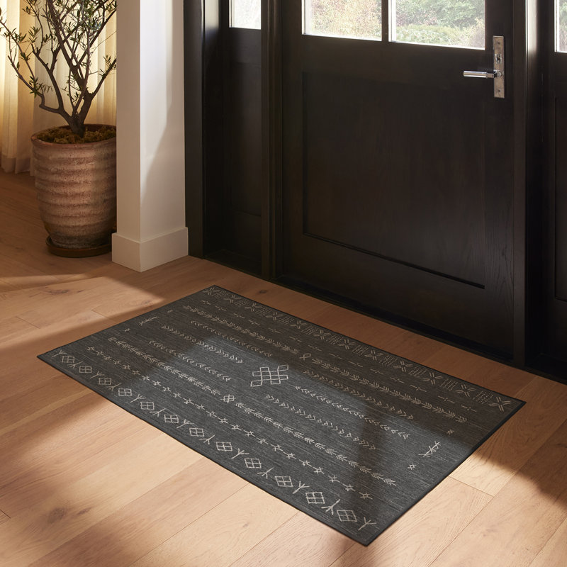 Système de tapis et de coussins lavables 2 pièces Astrid, Rectangulaire 3 pi x 5 pi