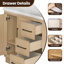 Meuble-lavabo 72 po avec comptoir Statuario Zena-1827913641