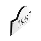 Classic Arch Floating Mount One Line Wall Mount - Roman Bronze/Gold