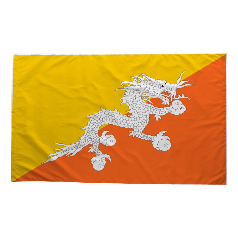 Drapeau du Bhoutan — Drapeau d'extérieur