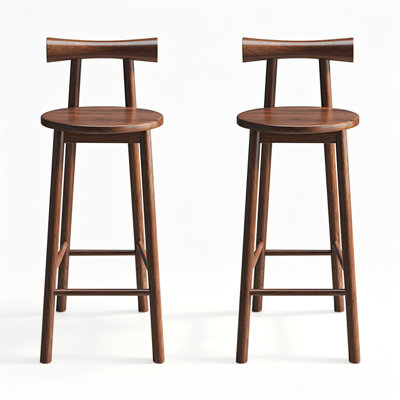 Walnut Low back side Chair(Set of 8)