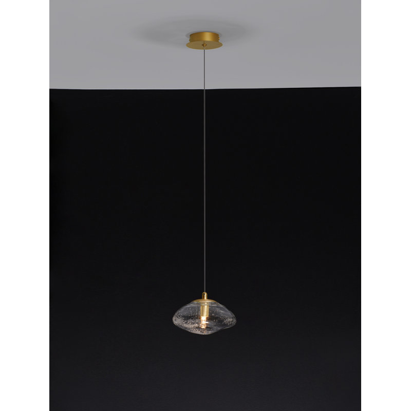 1 - Light Gold Unique/Statement Pendant