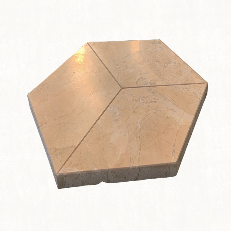 Hexagon marble tile, Carrara marble, natural marble, for wall and floor, polished marble tile, natural stone, 1 box 12 pcs