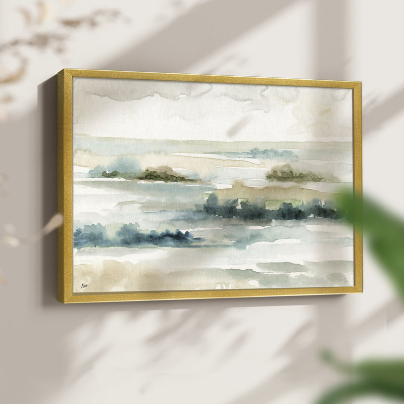Panorama pastel - reproduction encadrée, H 11 po x l 14 po