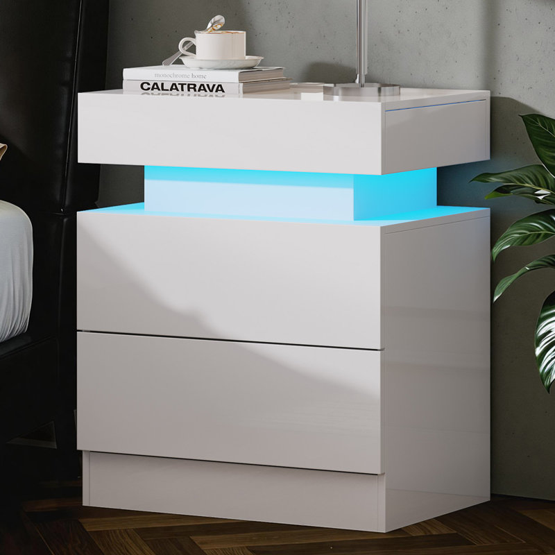 40cm W Bedside Table