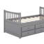 Lit de jour simple avec couchette et tiroirs-303625971