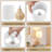 13.5" Boho Rattan Table Lamp Set Of 2 For Bedroom Nightstand & Living Room