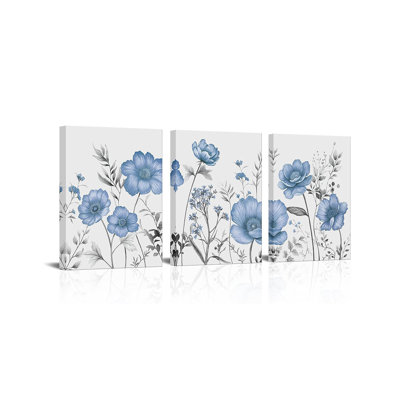 3 Piece Wrapped Canvas Wall Art