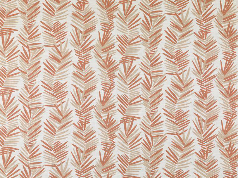 Whimsy Garden Riviera Fabric, Coral