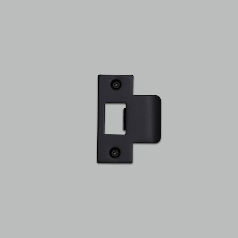 Pocket Door Hardware, 2.75" H x 1.98" W x 0.44" D, Black