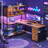 Barbarino L-Shaped Computer Desk-224804966