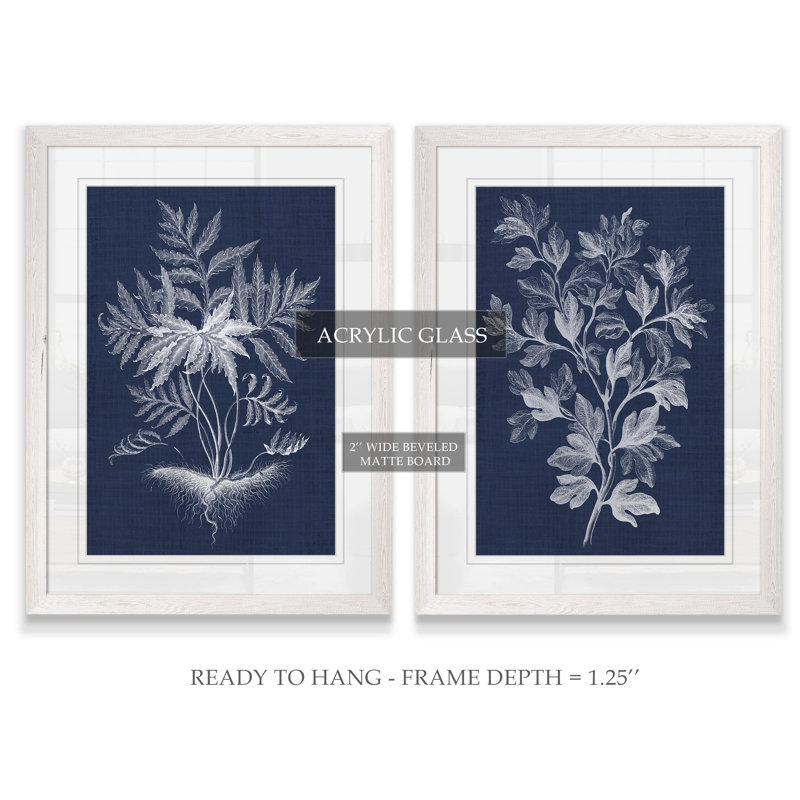 " Lustr Foliage Chintz I " by Vincent Van Gogh 2 - Pieces, 24" H x 18" W, Framed Print with Mat, White
