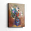 Bouquet de fleurs sur toile tendue par Odilon Redon-2013674203