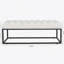 Banc rembourré à base en métal pour chambre à coucher pour entrée